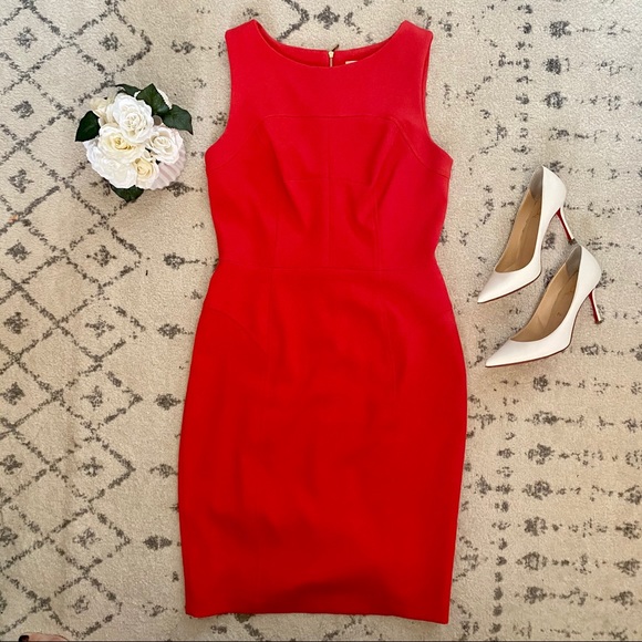 Eliza J Dresses & Skirts - Eliza J sleeveless sheath red dress sz10